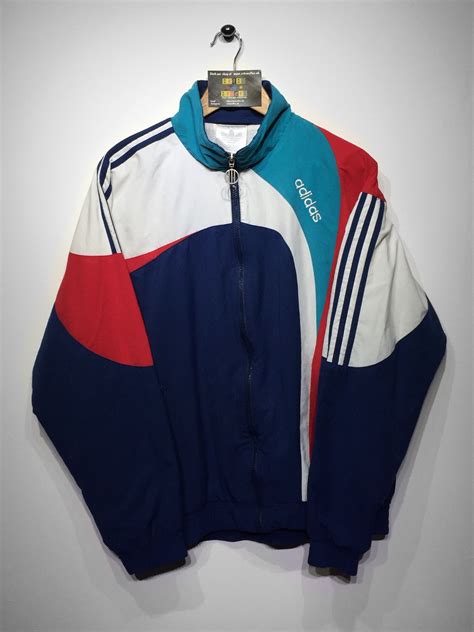 adidas vintage jacke schwarz rot|adidas sweater vintage.